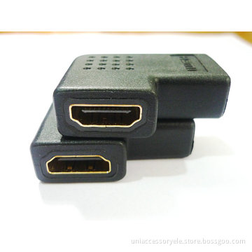 90 degree rotatable HDMI adapter(F-F)